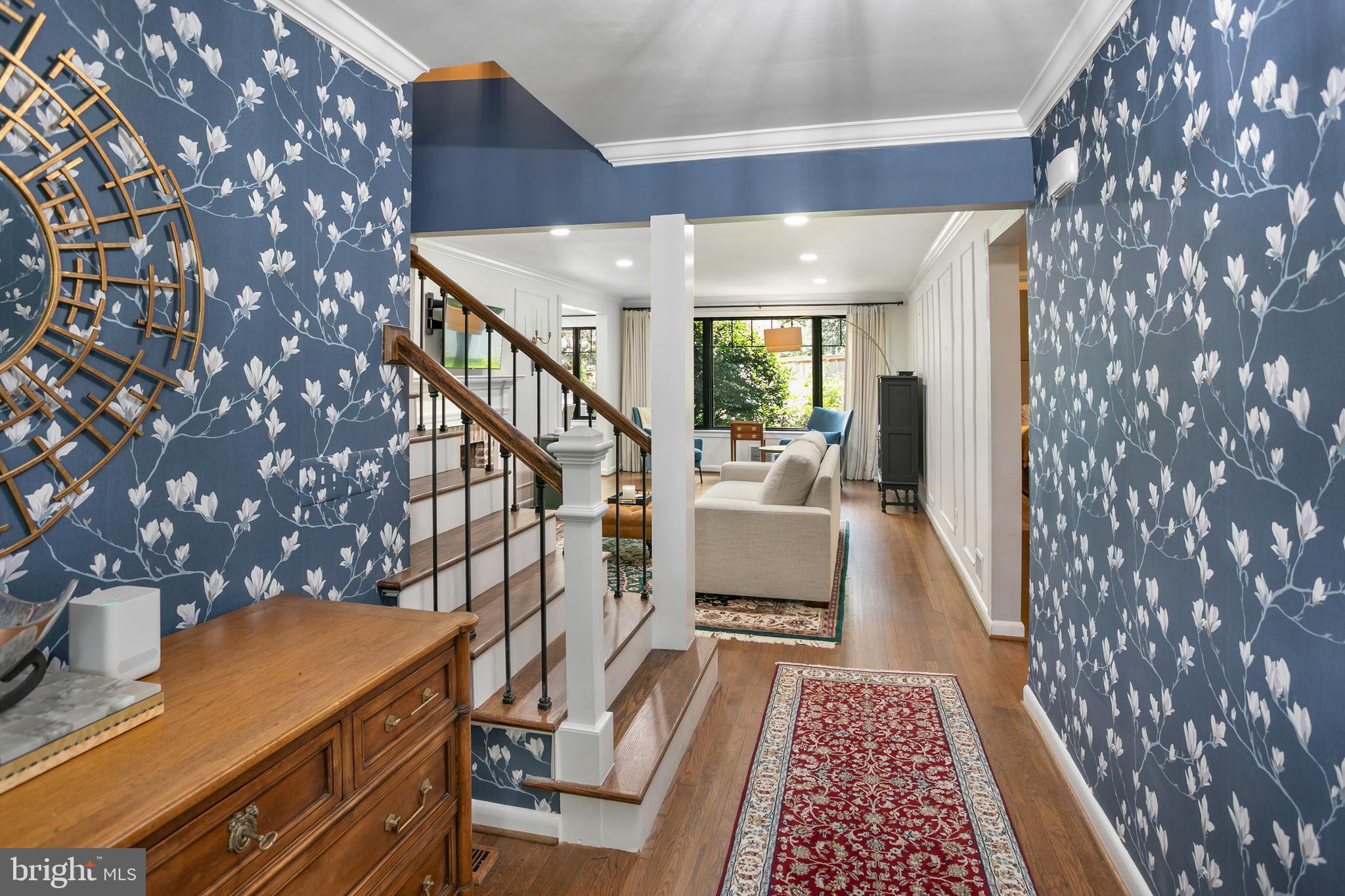 5 Spring Hill Court Chevy Chase, MD 20815 - Photo 6 of 50 a living room with furniture and a rug