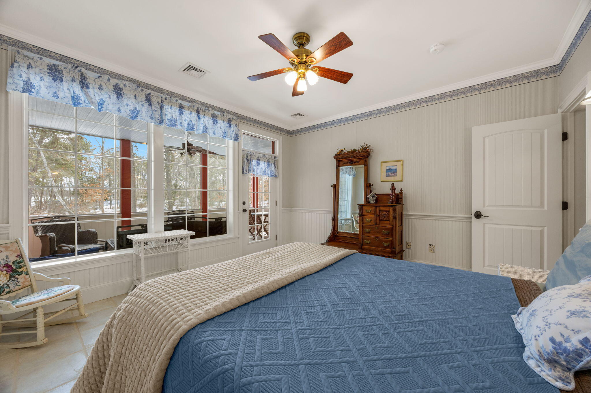 9 Horseshoe Bend Way Mashpee, MA 02649 - Photo 46 of 60 a bedroom with a large bed and a large window