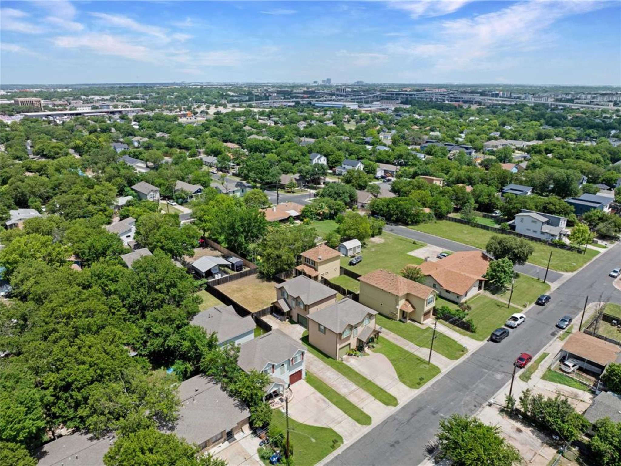 6916 Meador Avenue Austin, TX 78752 - Photo 13 of 29 an aerial view of residential houses with outdoor space