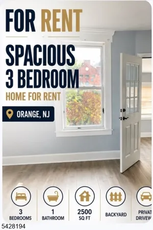 $2,500 | 381 Alden Street, Unit 2, Orange, NJ 07050