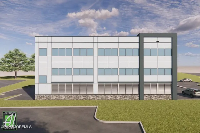 a view of a swimming pool with a back yard