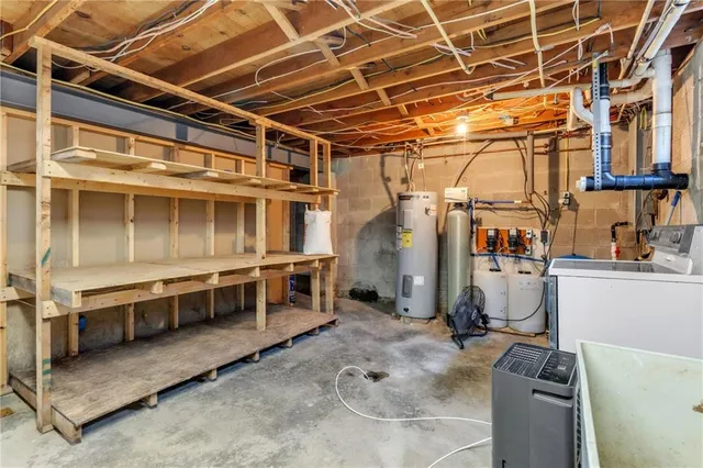 a view of a storage room