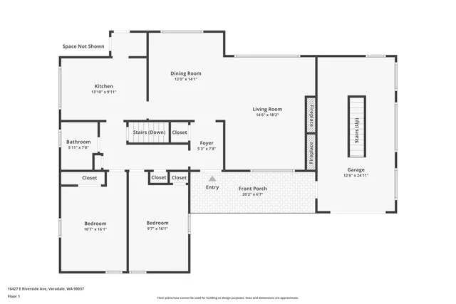 $399,900 | 16427 East Riverside Avenue, Spokane Valley, WA 99037