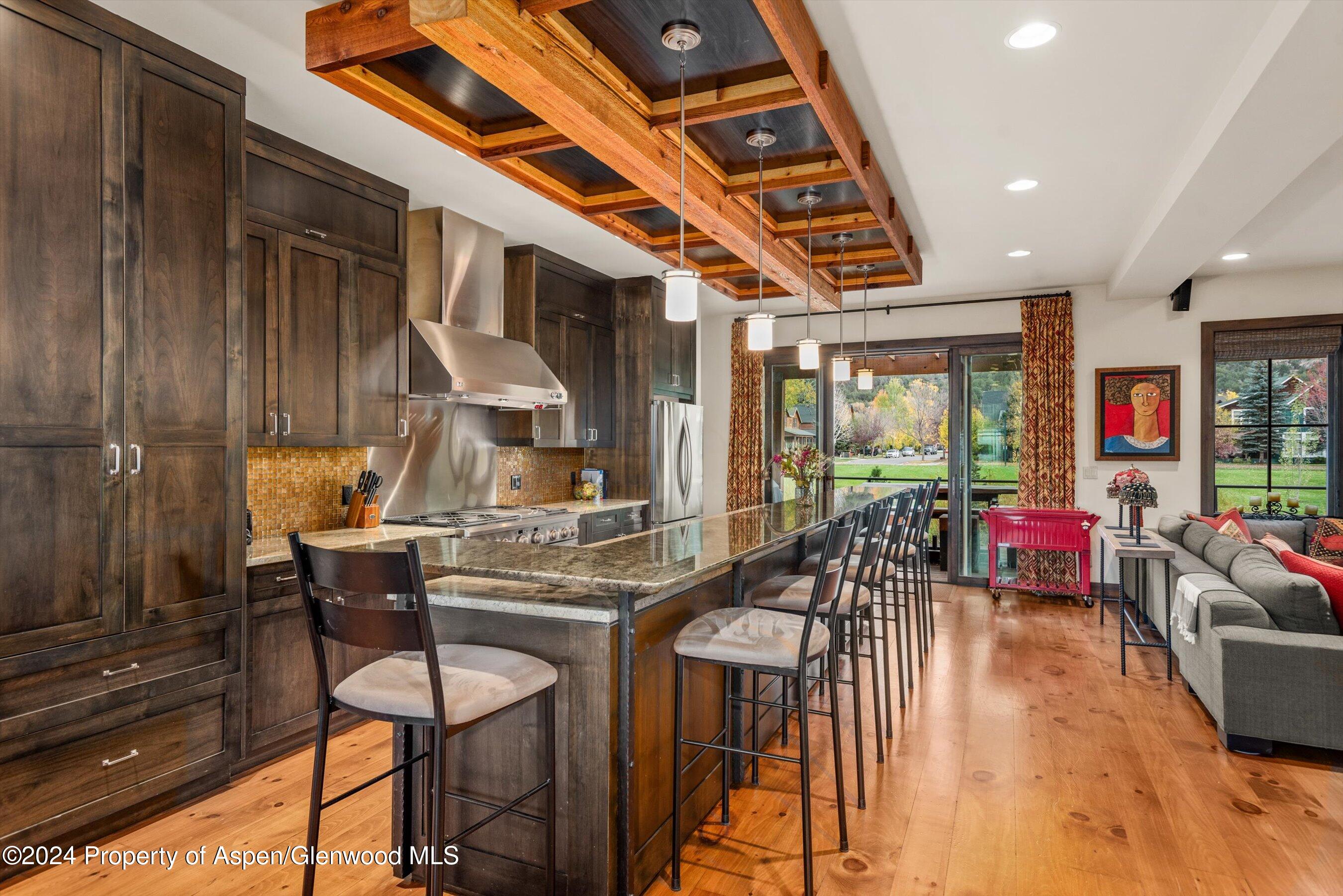 342 Sopris Circle Basalt, CO 81621 - Photo 20 of 34 a view of a dining room with furniture window and outside view