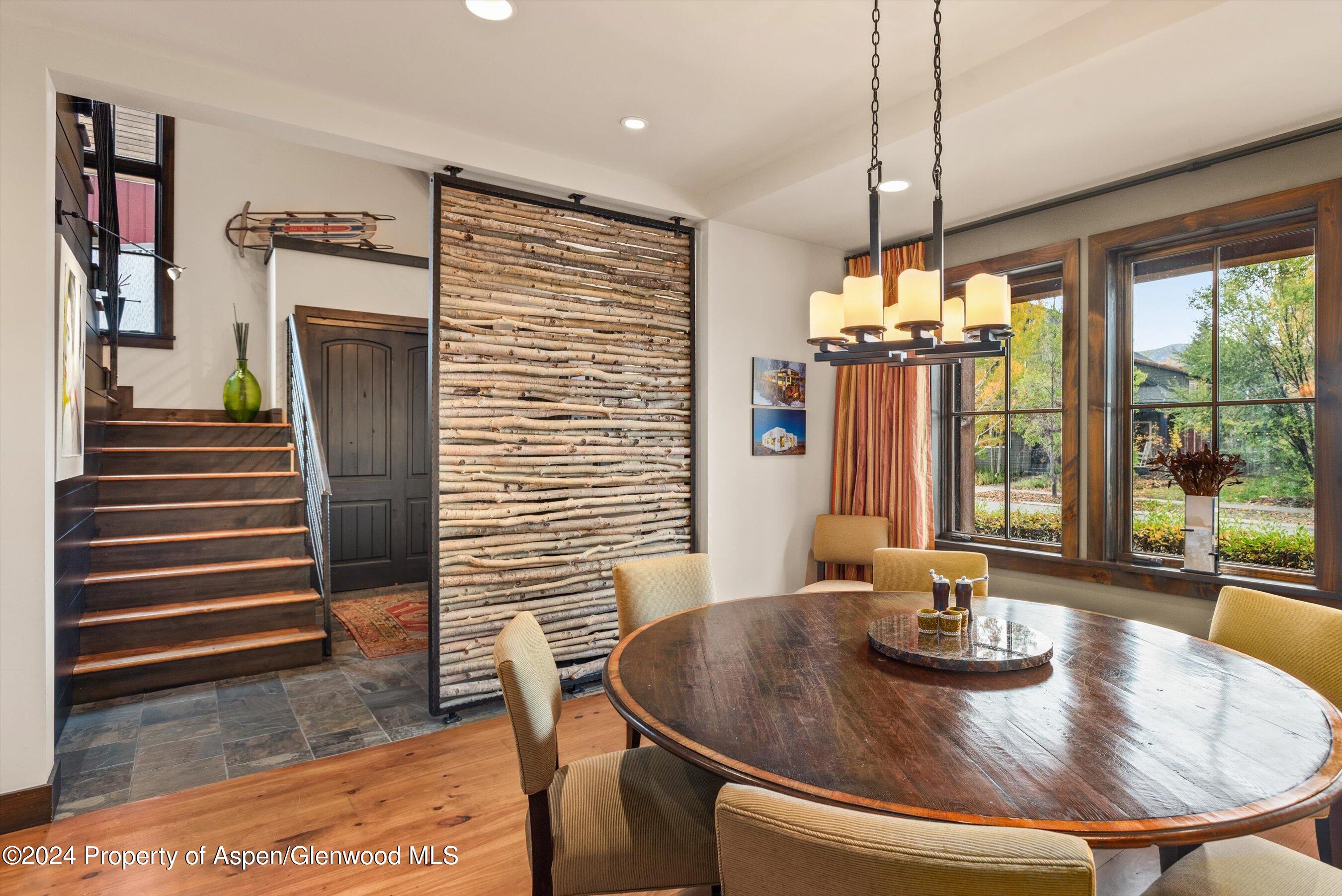 342 Sopris Circle Basalt, CO 81621 - Photo 25 of 34 a dining room with furniture and window