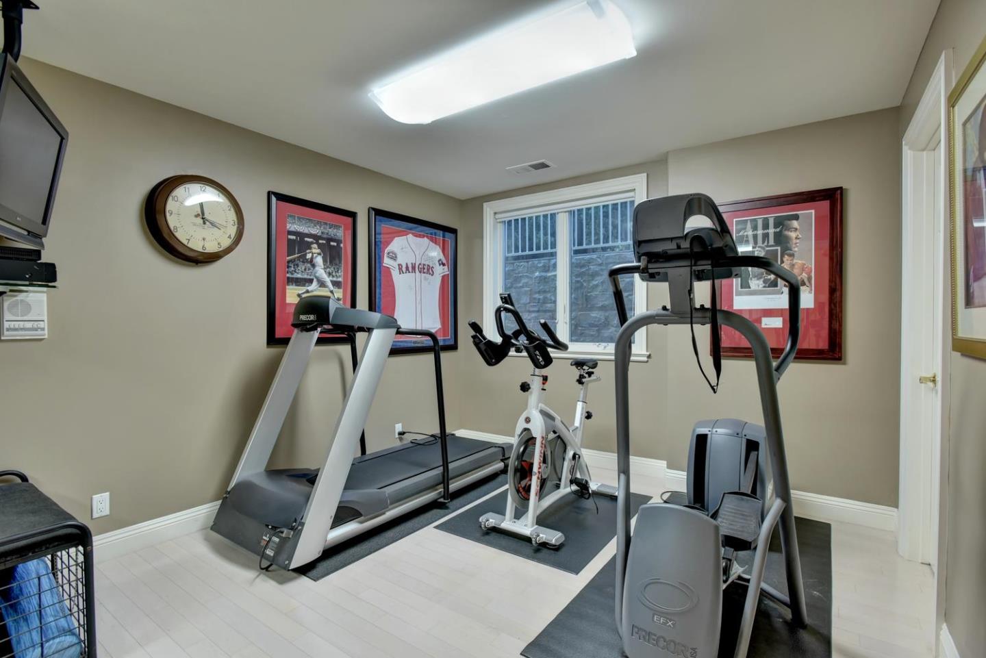 15867 Mina Way Saratoga, CA 95070 - Photo 35 of 43 a view of a room with gym equipment