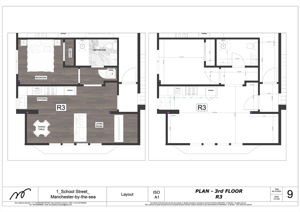 1 School Street, Unit R3 Manchester, MA 01944 - Photo 3 of 3 a black and white photo of a living room