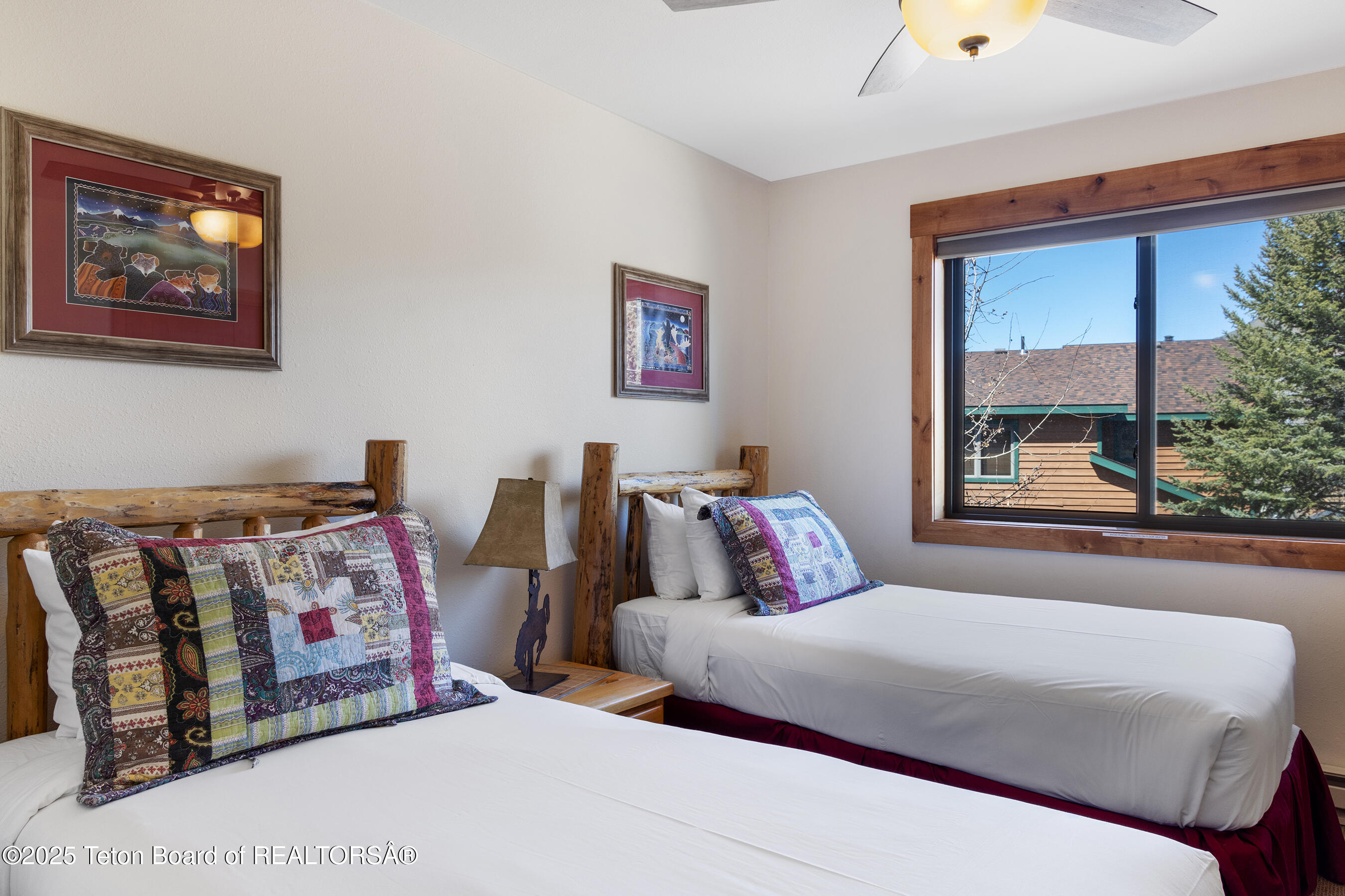 371 Snow King Loop Jackson, WY 83001 - Photo 16 of 22 Twin Beds Window Good