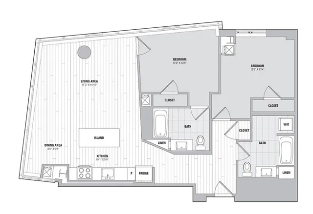 $5,235 | 99 Kneeland Street, Unit 1403, Boston, MA 02111