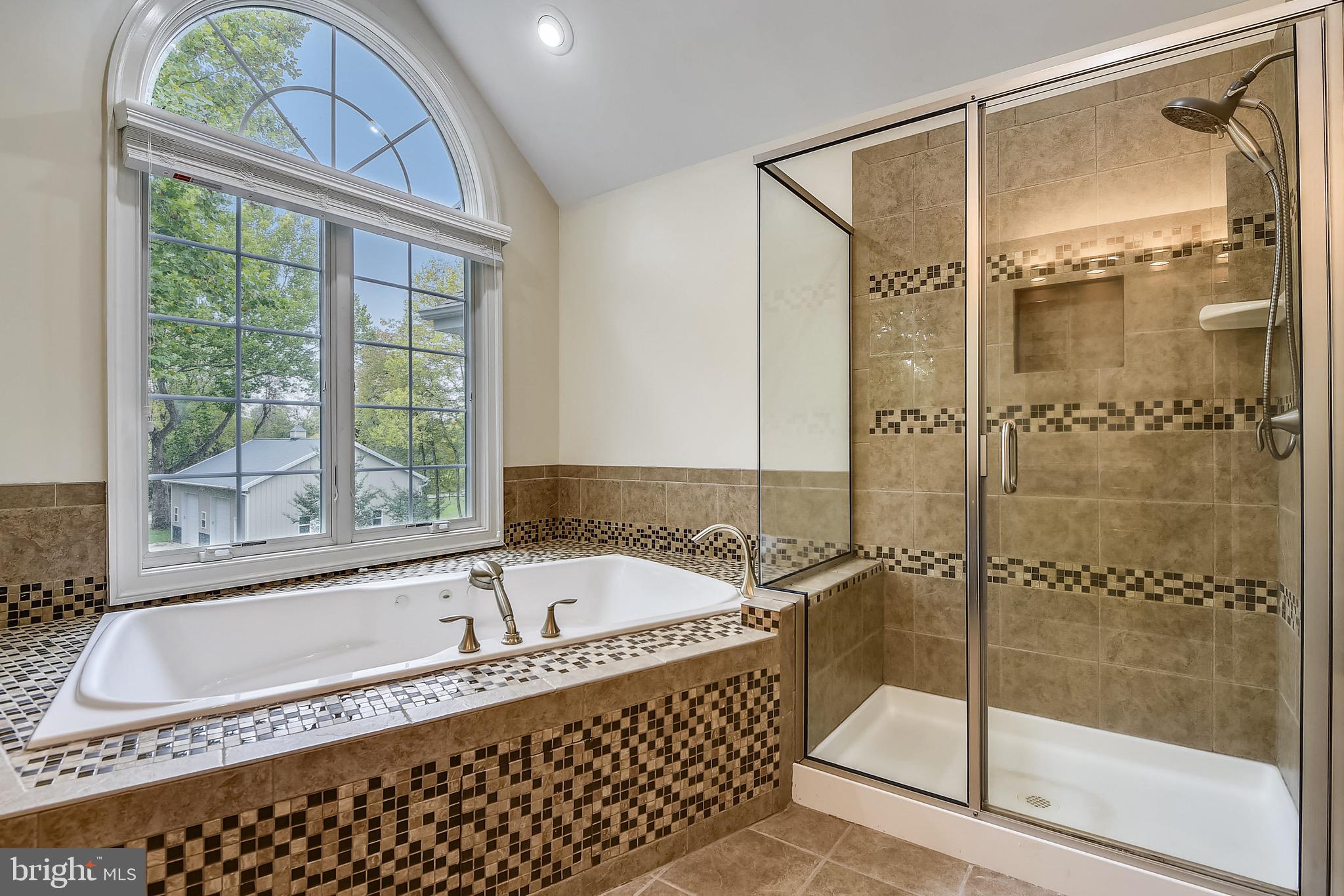 4860 Friendship Acres Road Nanjemoy, MD 20662 - Photo 37 of 102 Large jetted tub, glassed shower stall