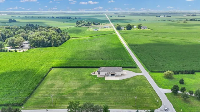 a view of a field with a park