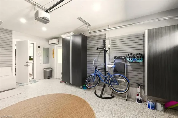 a view of a room with yellow lighting