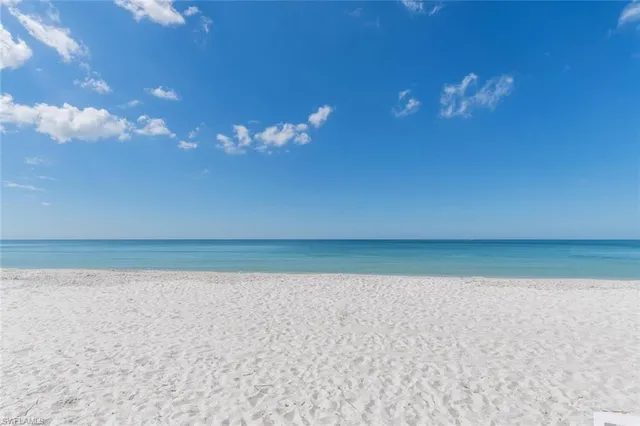 a view of an ocean beach