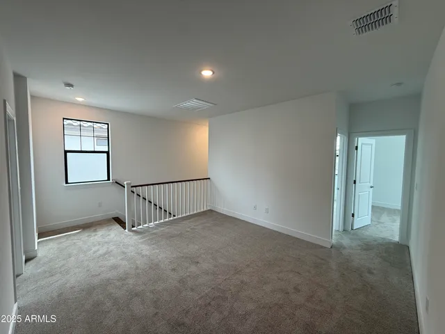 a view of a room with storage