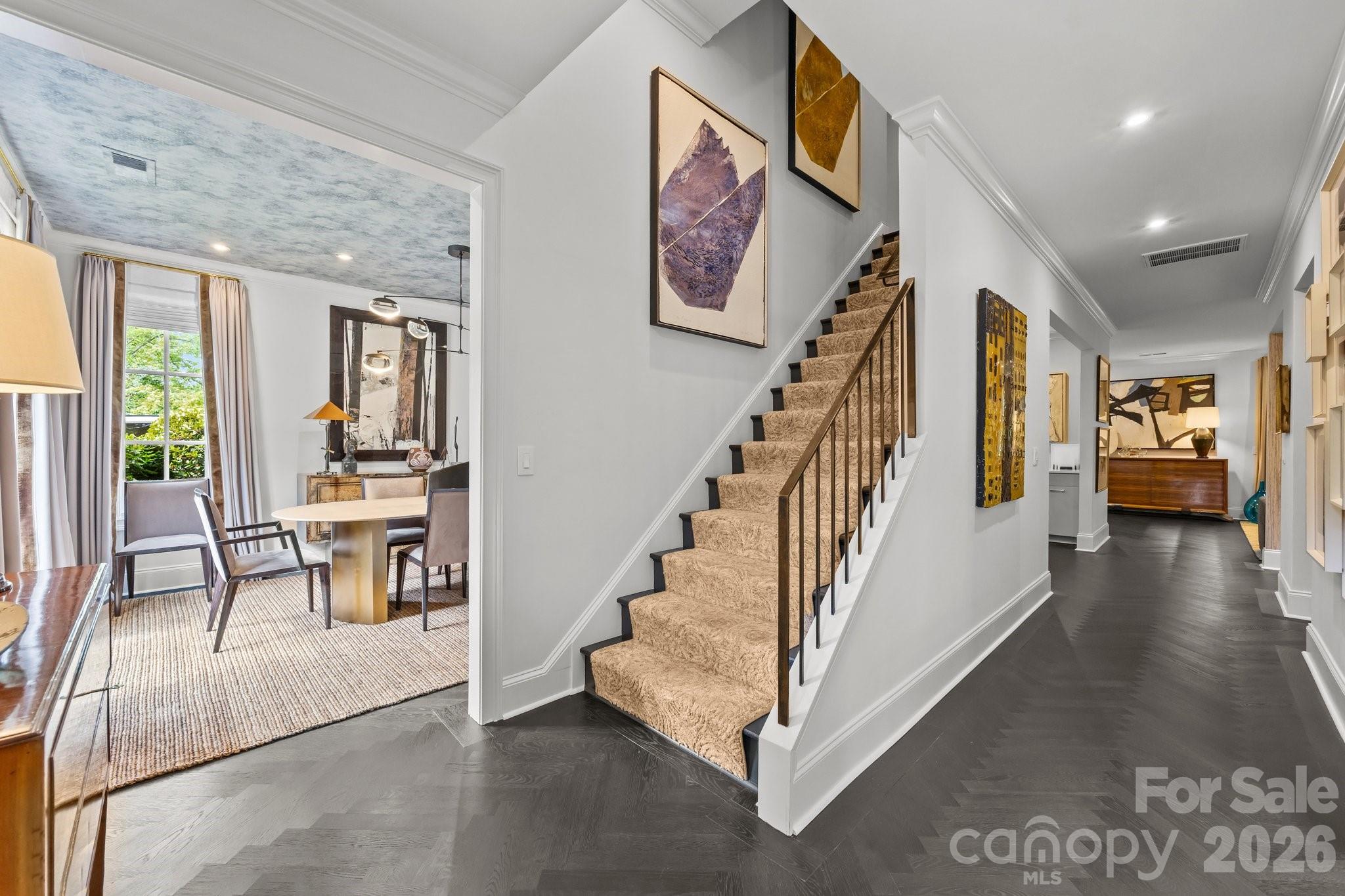 1550 High Street Charlotte, NC 28211 - Photo 3 of 34 a view of an entryway and livingroom with furniture