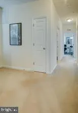 a view of a big room with closet and windows