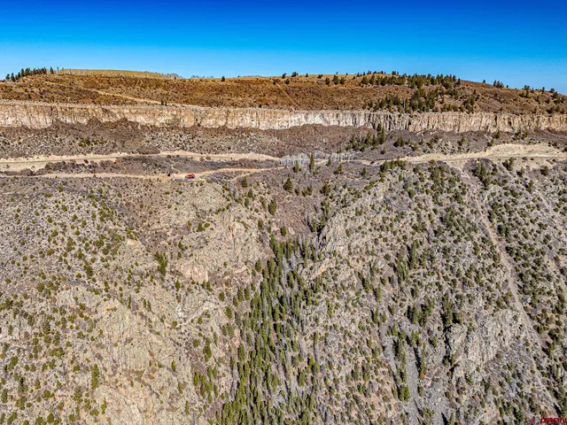 a view of city and mountain
