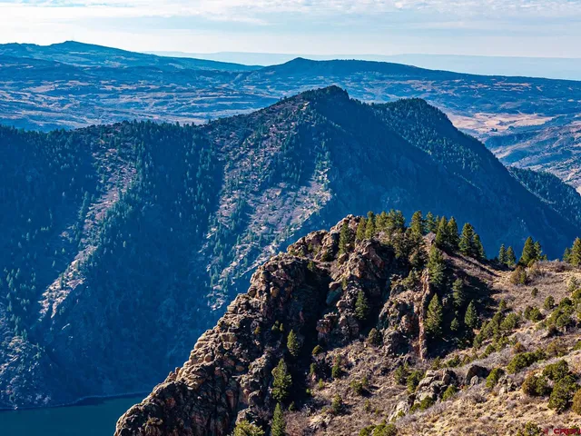 a view of outdoor space and mountain view