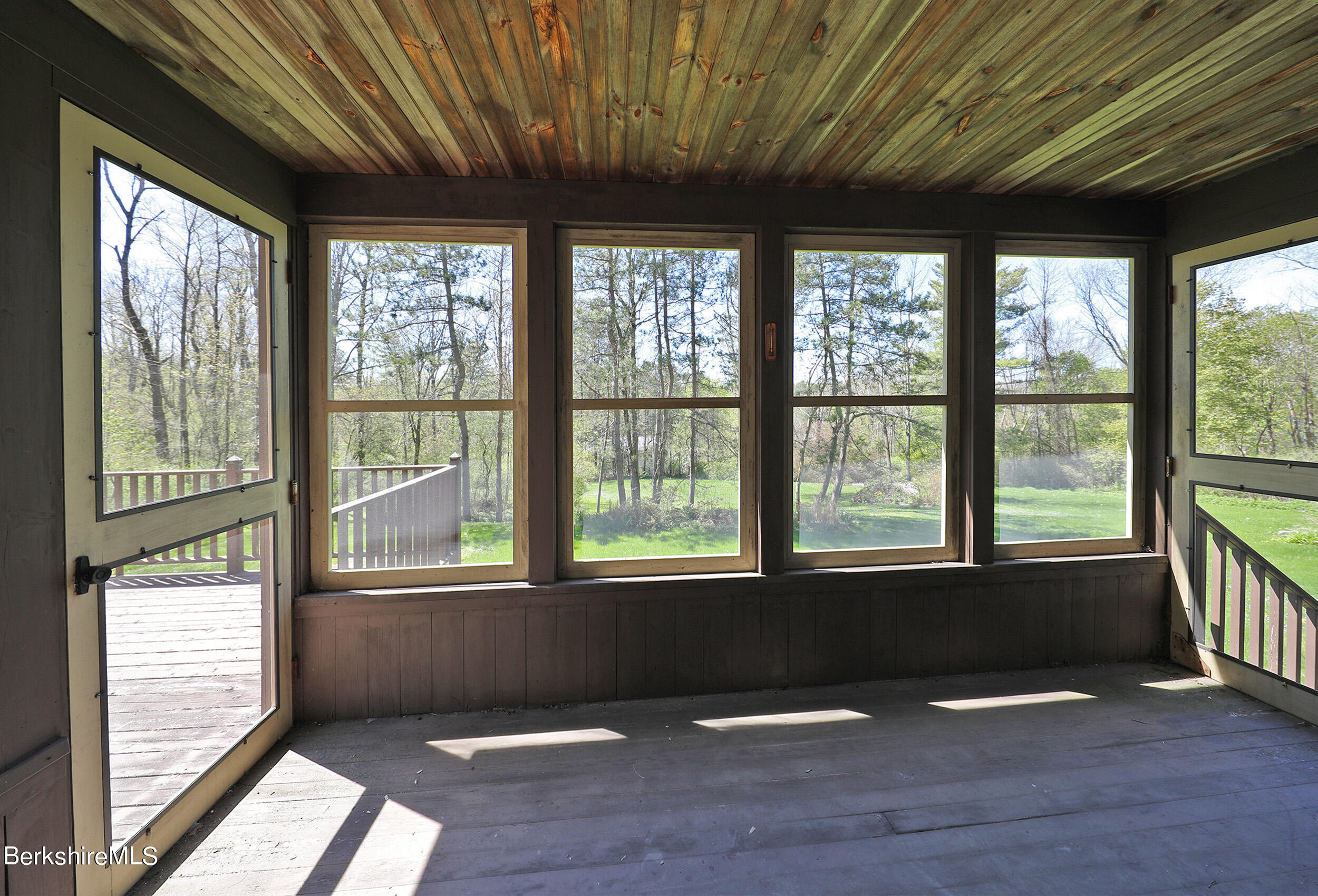 60 Cone Hill Road Richmond, MA 01254 - Photo 17 of 51 Enclosed porch leading to decking