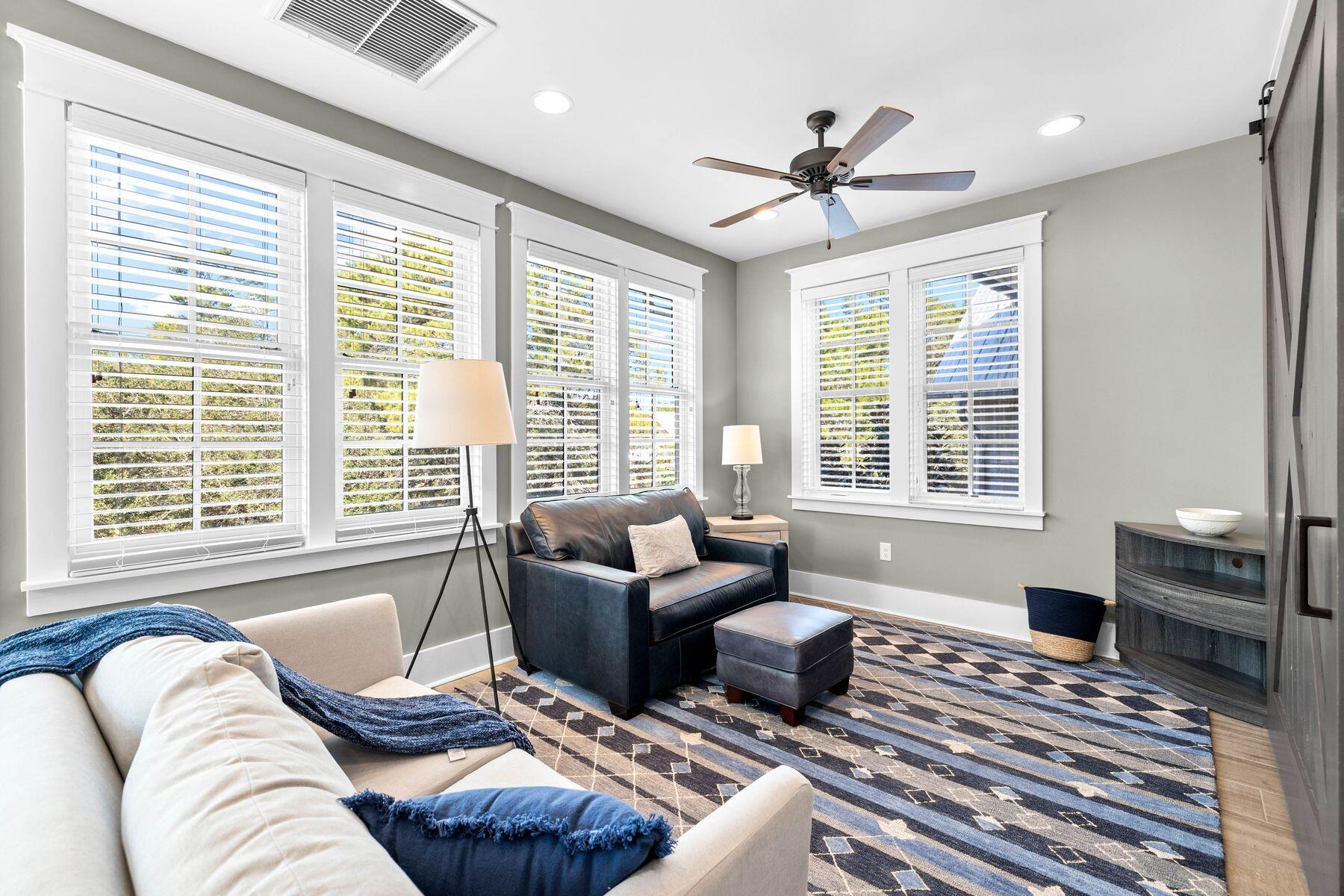 79 Cedar Post Road Santa Rosa Beach, FL 32459 - Photo 35 of 55 a living room with furniture and windows