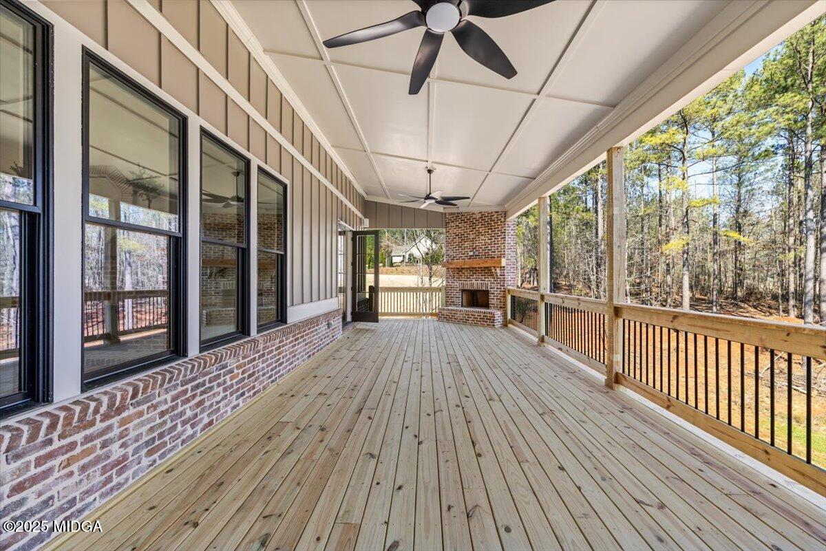 104 Piedmont Circle Forsyth, GA 31029 - Photo 31 of 42 a view of outdoor space with wooden floor and windows