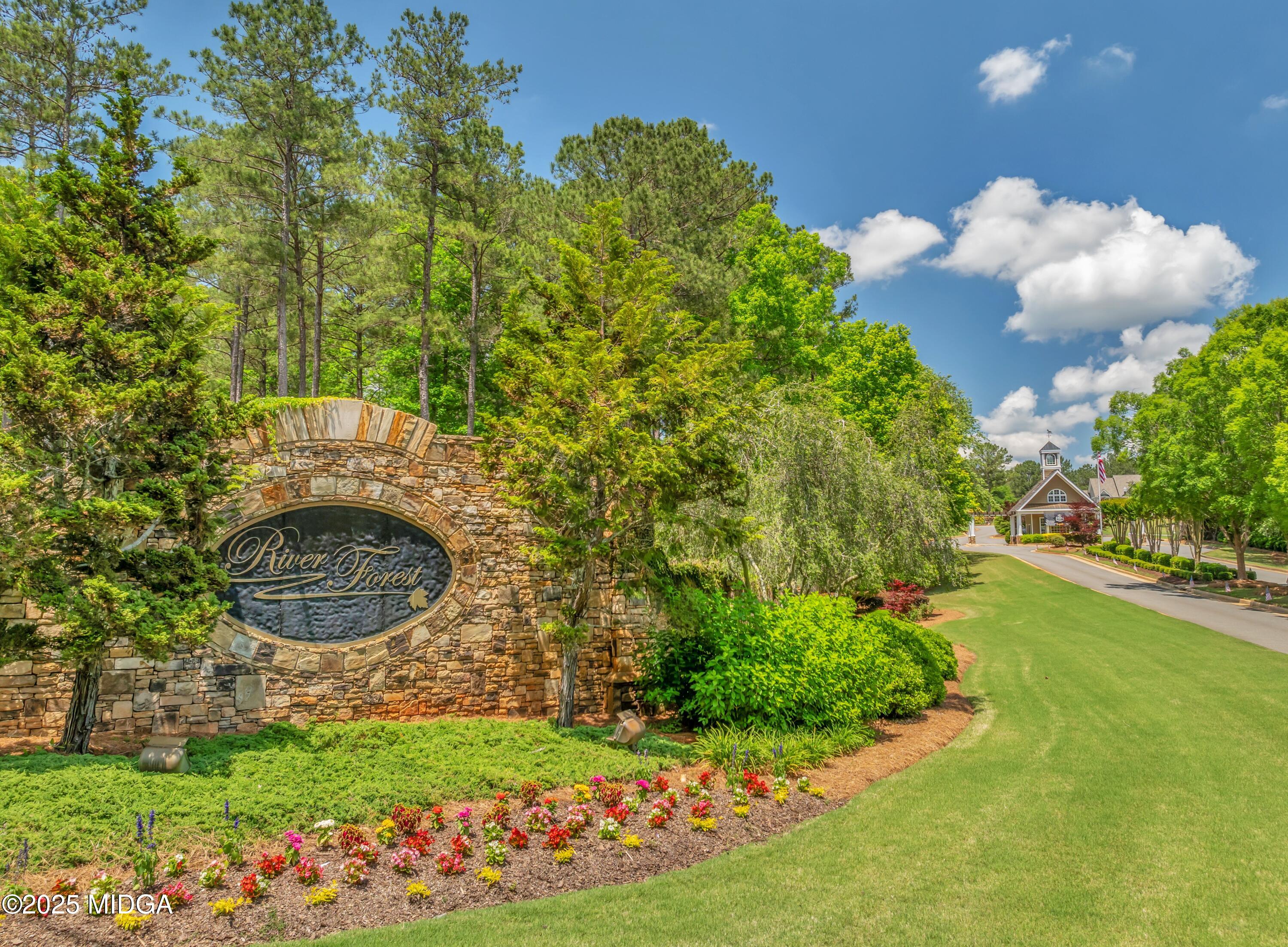 104 Piedmont Circle Forsyth, GA 31029 - Photo 35 of 42 a view of a yard with plants and large trees