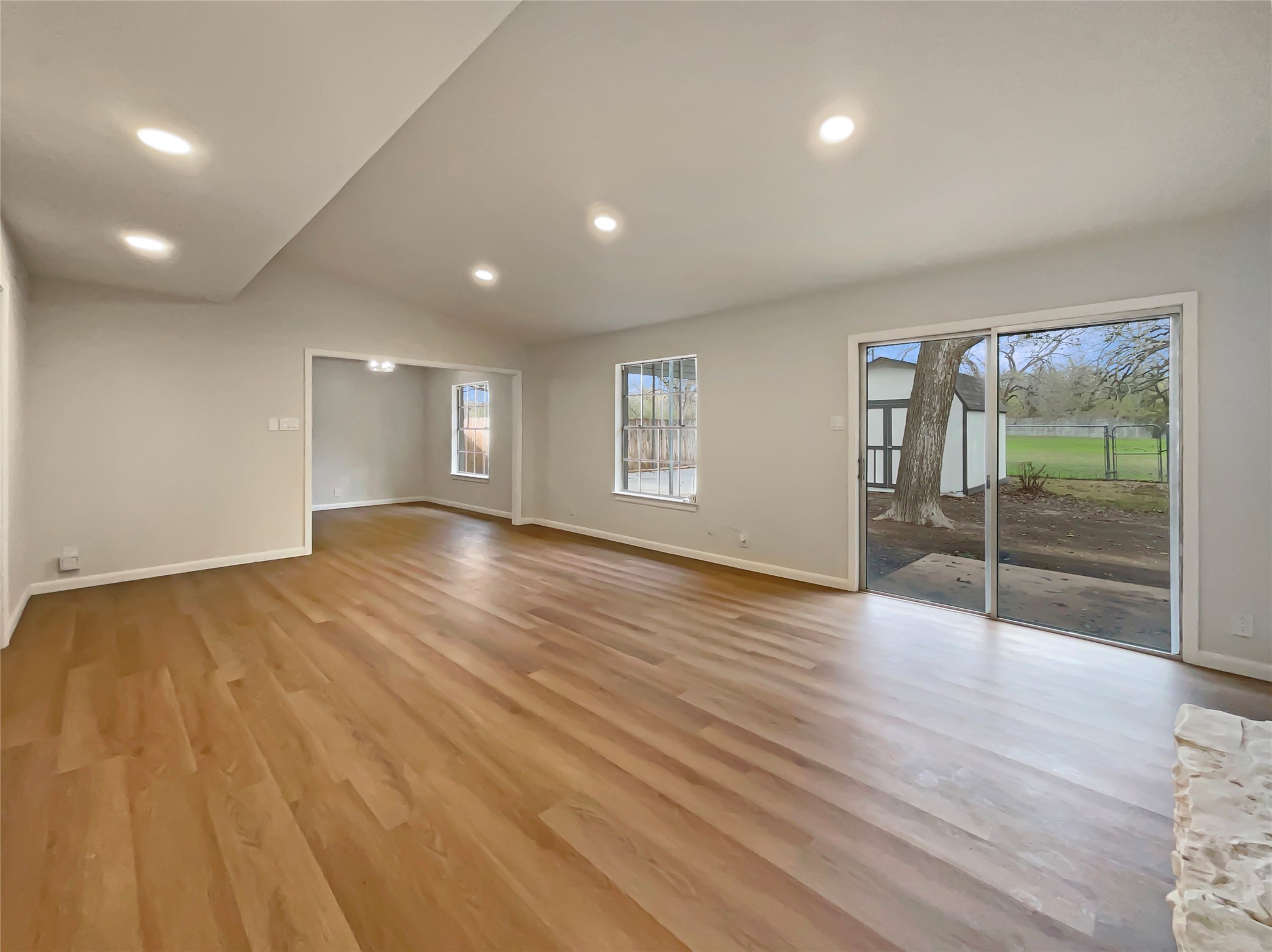 6805 Crystalbrook Drive Austin, TX 78724 - Photo 8 of 31 a view of an empty room with glass door and windows