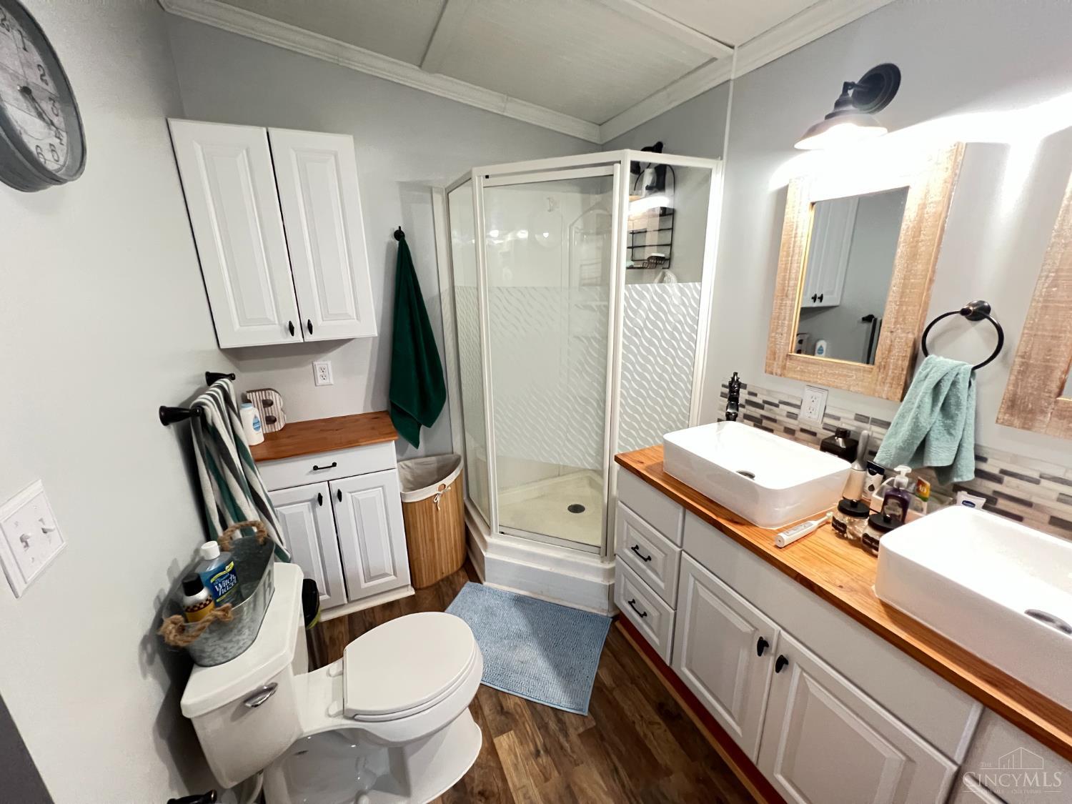 17153 Malady Road Mount Orab, OH 45154 - Photo 6 of 14 Beautiful main bath with dual vestibule sinks and separate standing shower.