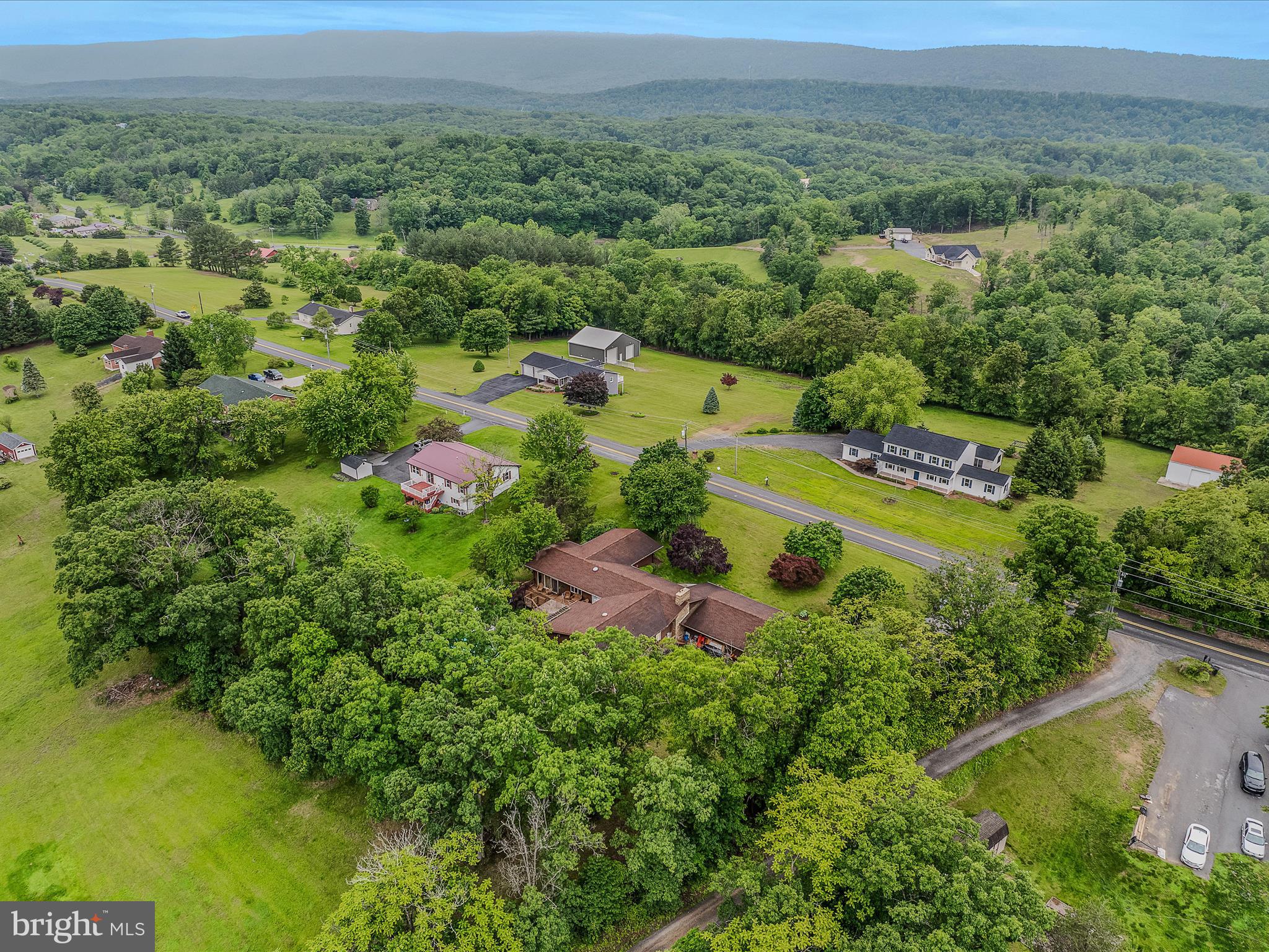 1103 Waugh Road Berkeley Springs, WV 25411 - Photo 60 of 63 Aerial Back