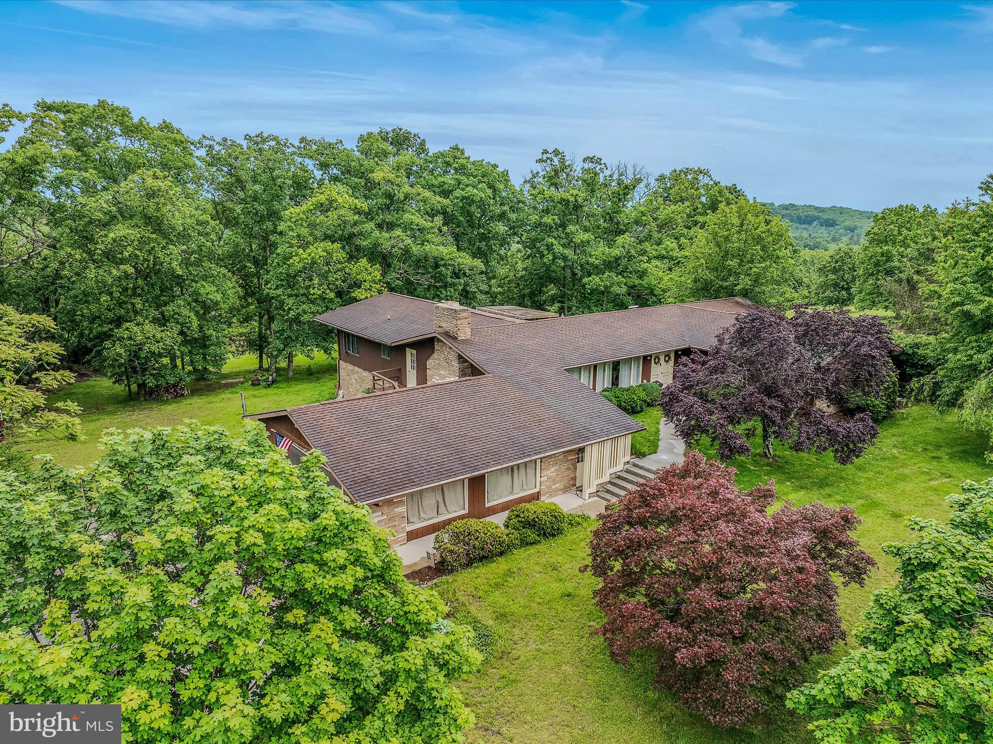 1103 Waugh Road Berkeley Springs, WV 25411 - Photo 7 of 63 Aerial Front