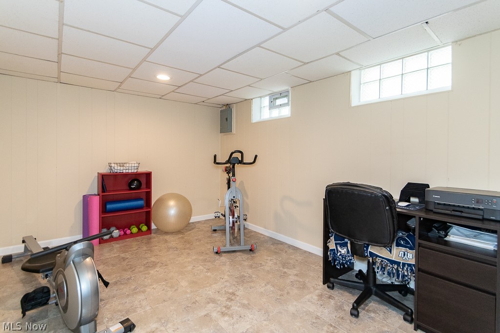 1140 Elmwood Road Cleveland, OH 44124 - Photo 23 of 29 Bonus room in the lower level. Office, gym, yoga room, or whatever space you need!