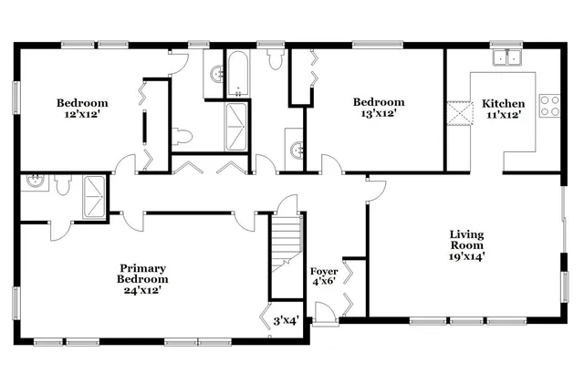 a picture of a black and white wall