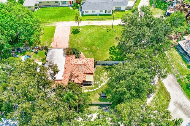 a view of a lake with a city
