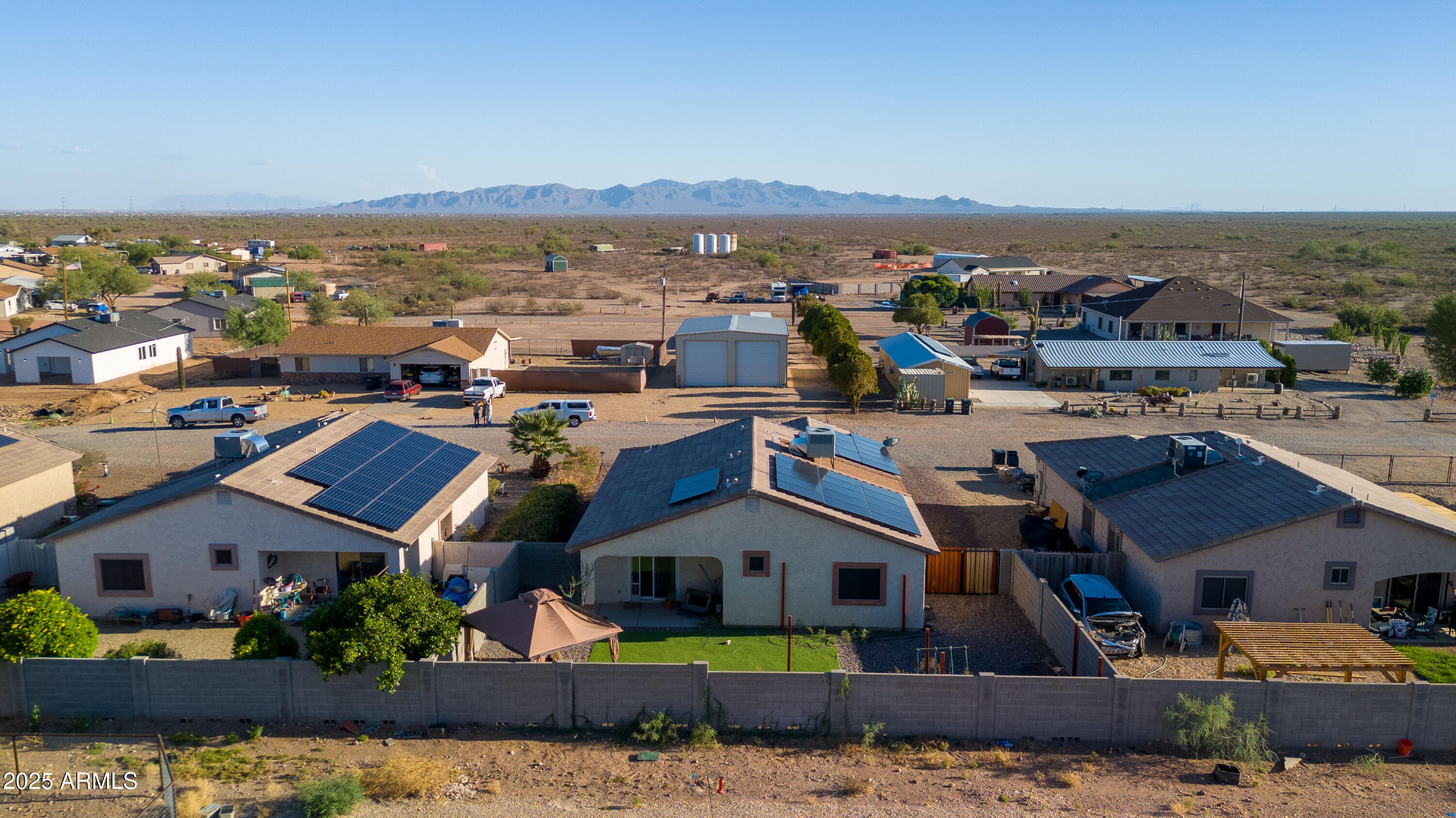 456 Guskin Road Morristown, AZ 85342 - Photo 9 of 17 an aerial view of multiple house