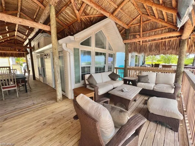 a outdoor space with patio lots of furniture