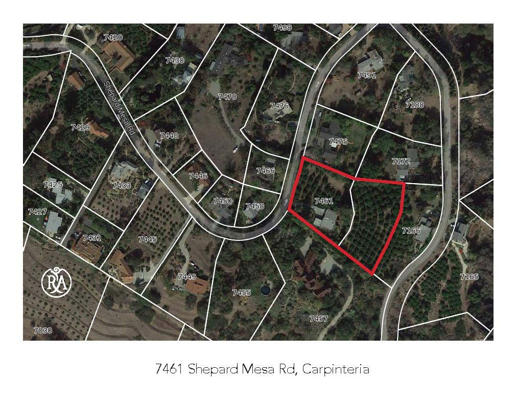 7461 Shepard Mesa Road Carpinteria, CA 93013 - Photo 5 of 5 7641 Aerial Map