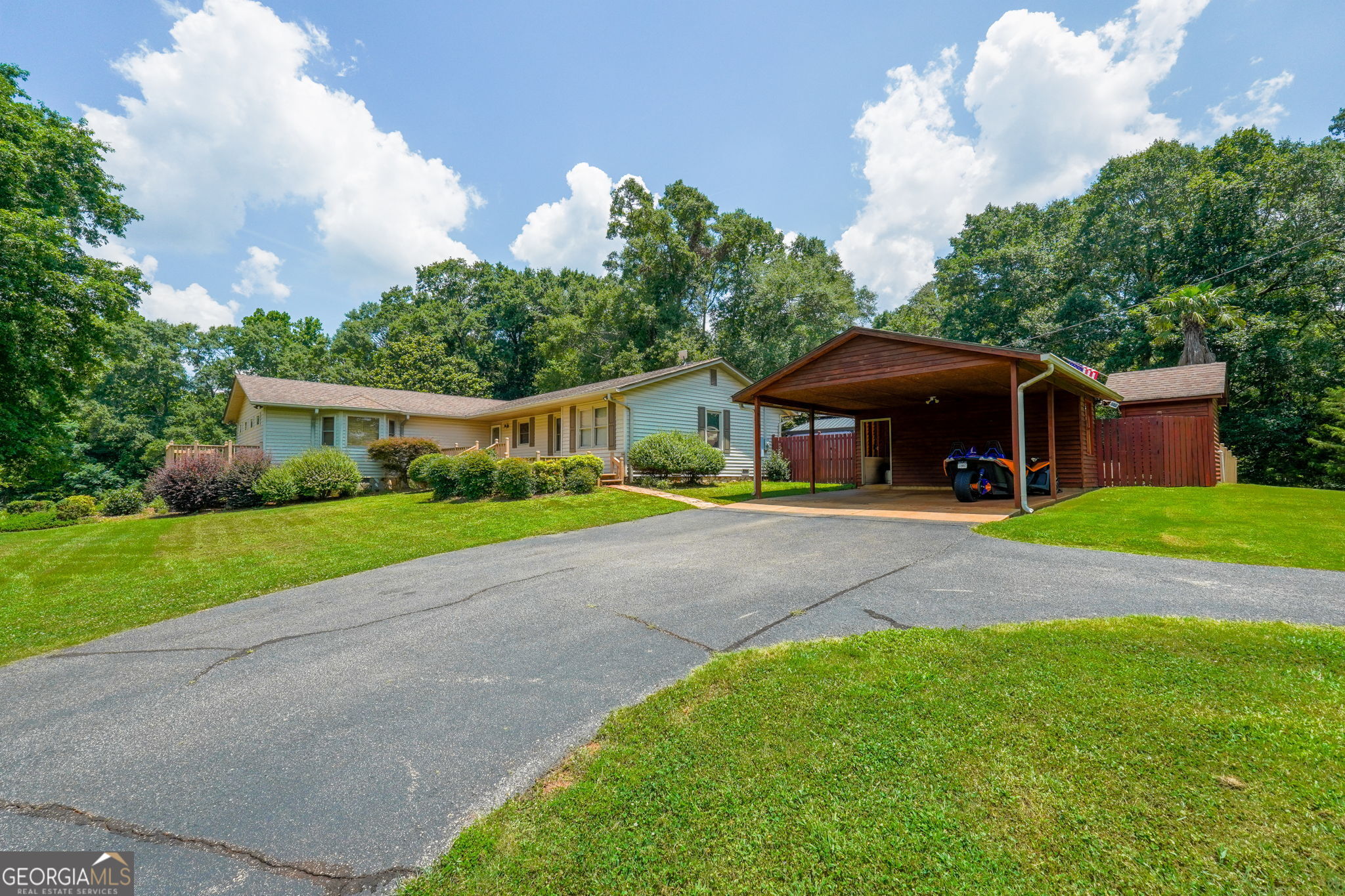 1793 Trice Cemetery Road Thomaston, GA 30286 - Photo 47 of 59 a front view of house with yard and green space