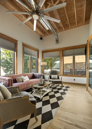 a view of a house with a patio