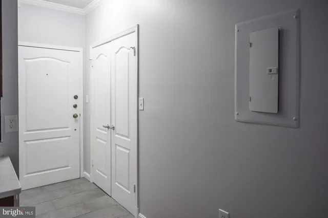 a view of closet area