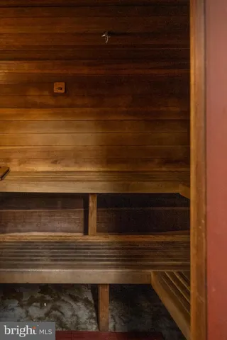 a close view of closet