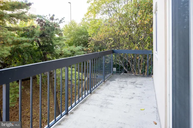 a view of a balcony