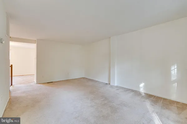 a view of an empty room