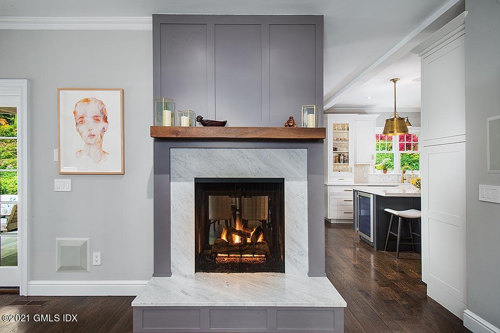 2 Carriage Road Cos Cob, CT 06807 - Photo 4 of 25 a living room with furniture and a fireplace