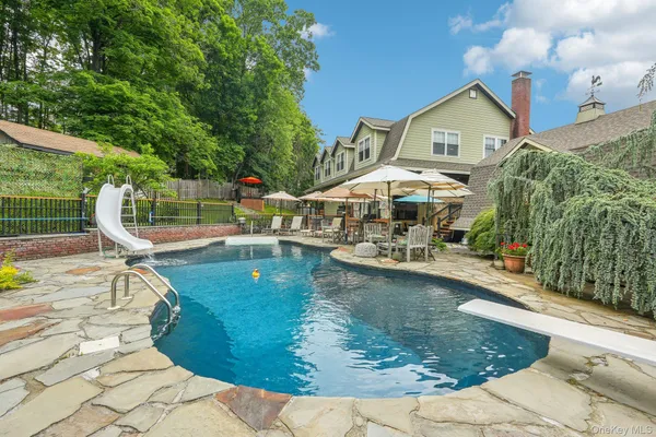 a view of a house with pool