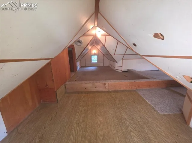 a view of a glass door