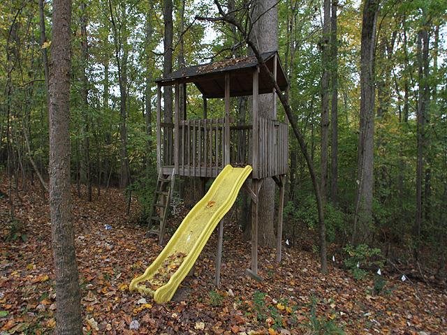 164 Mickleson Ridge Drive Raleigh, NC 27603 - Photo 23 of 25 a view of a yard with a slide