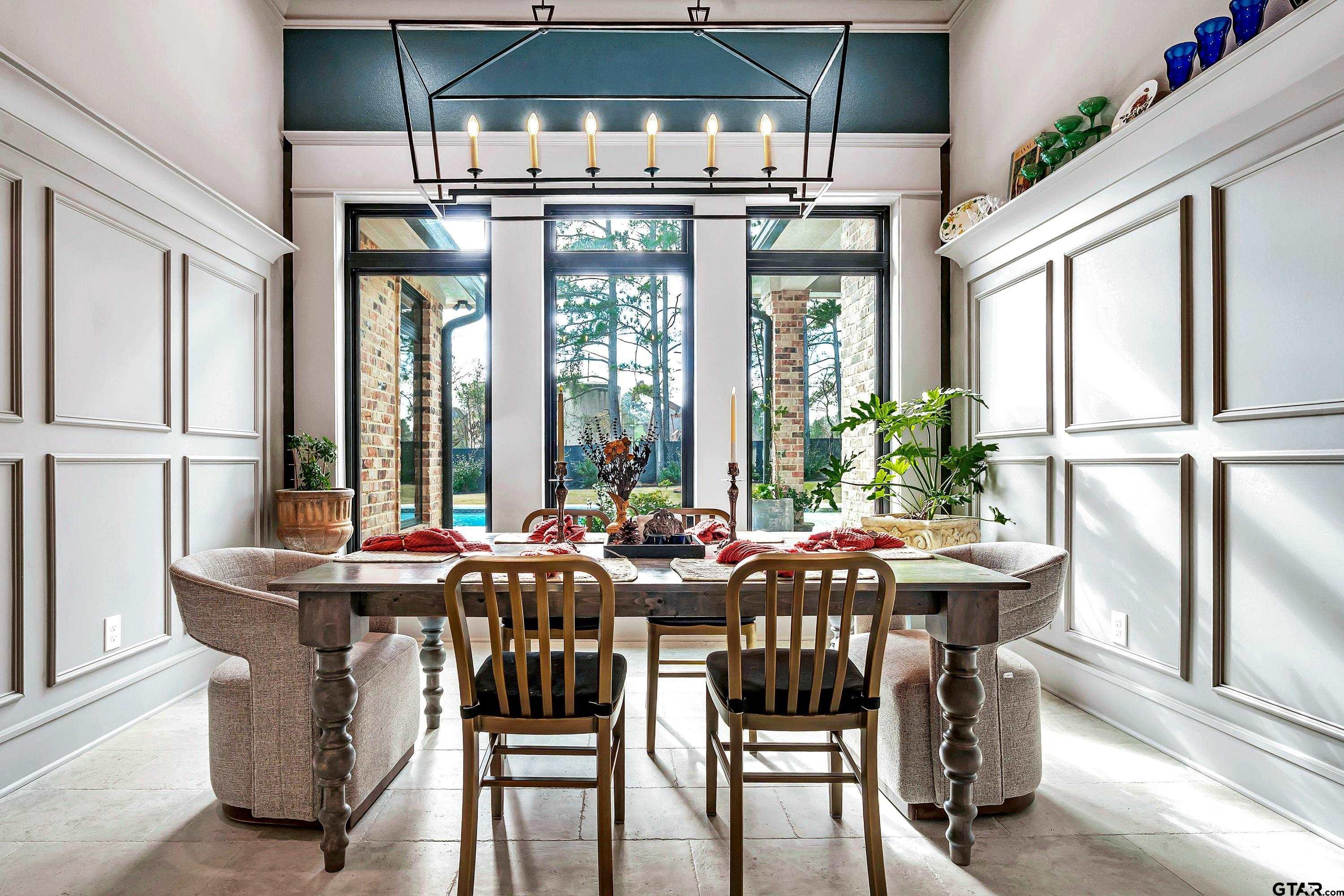 500 Roberts Circle Longview, TX 75605 - Photo 19 of 48 a view of a dining room with furniture window and outside view