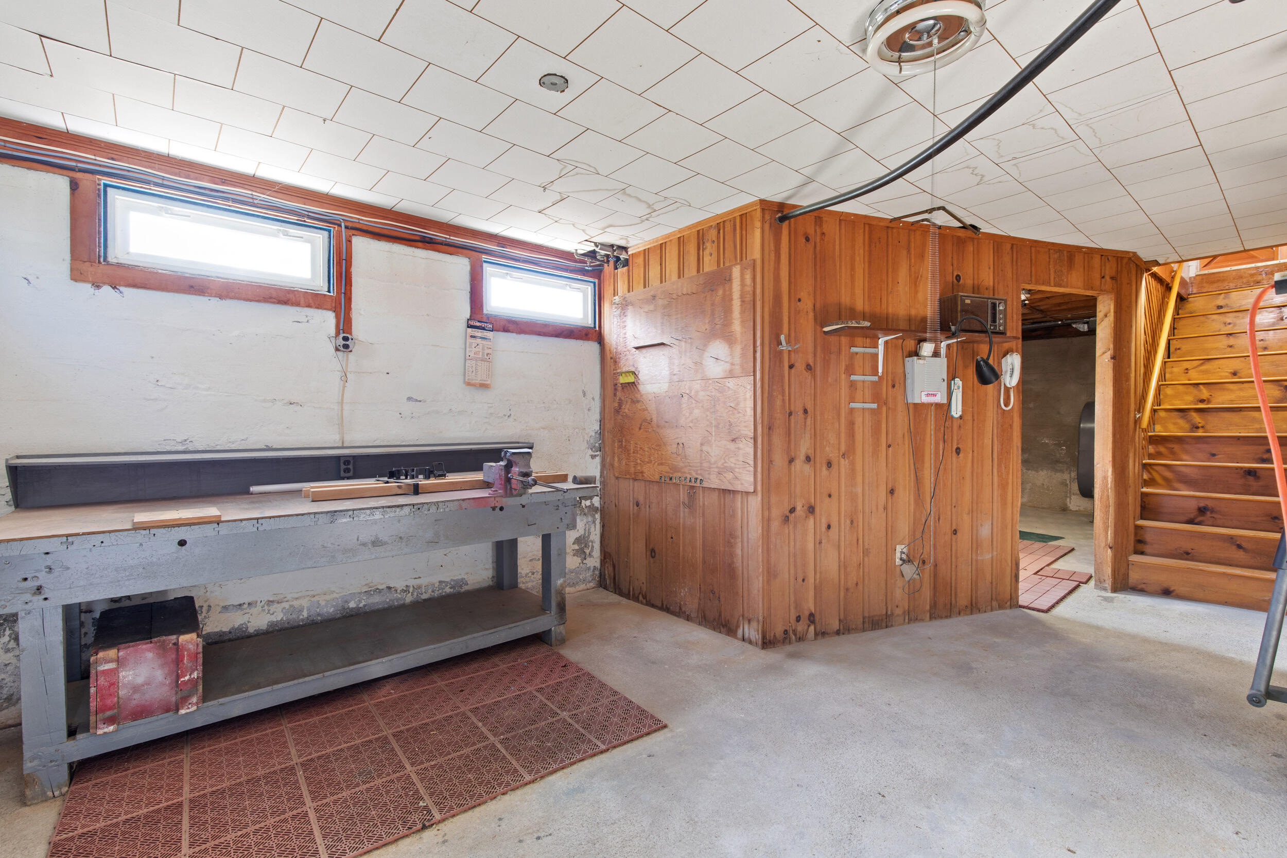 107 West Gray Road Gray, ME 04039 - Photo 21 of 26 basement facing stairs