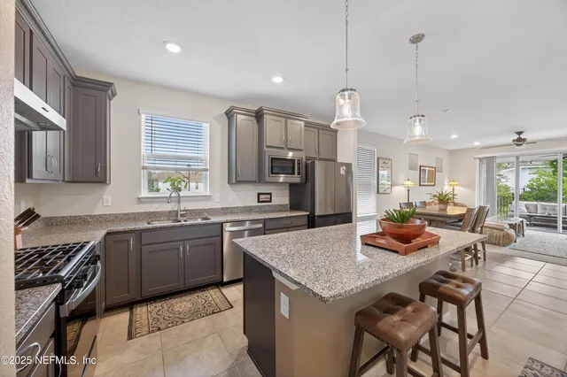 a view of a golf course with a road