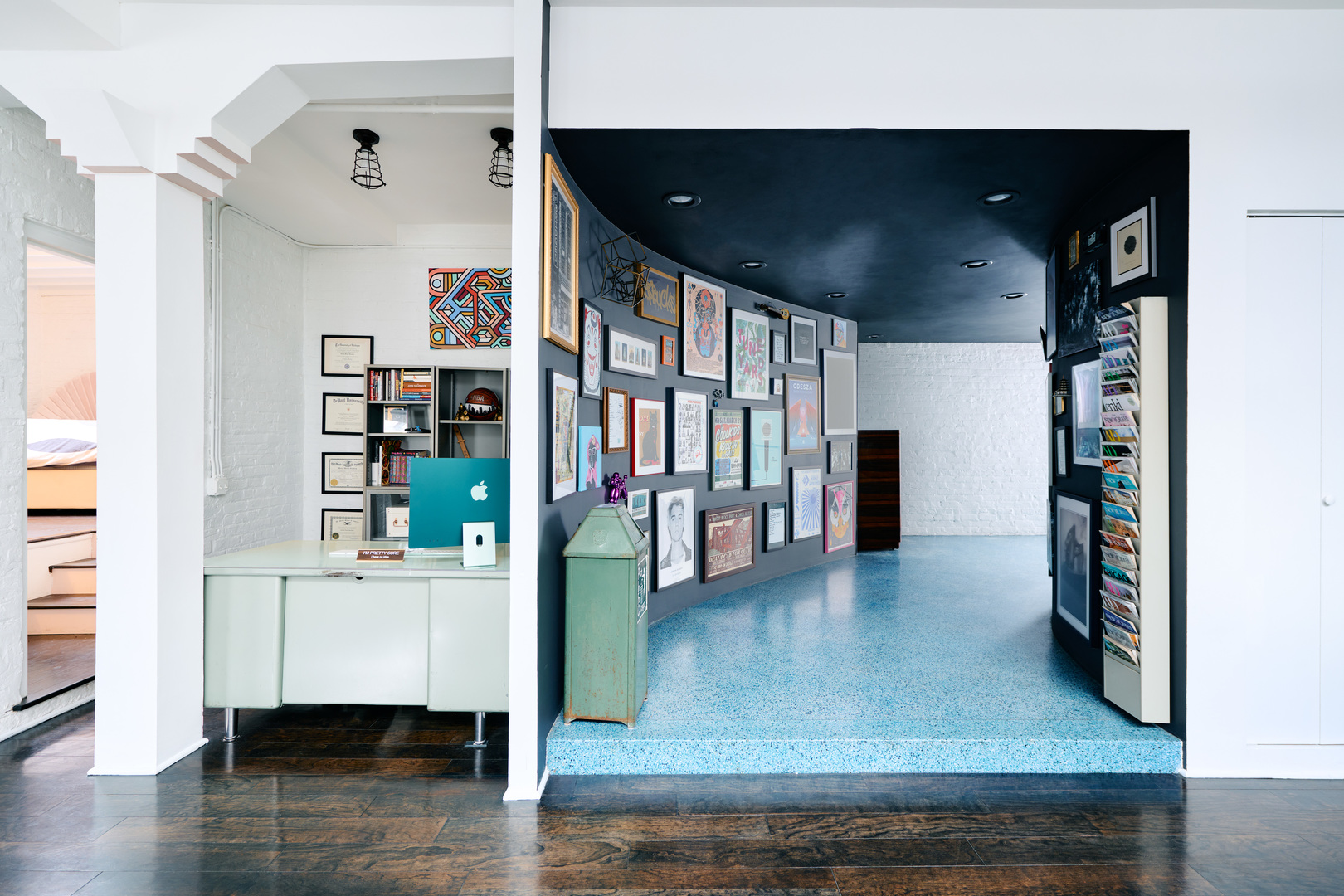 1147 West Ohio Street, Unit 201 Chicago, IL 60642 - Photo 29 of 54 a view of livingroom with furniture and staircase